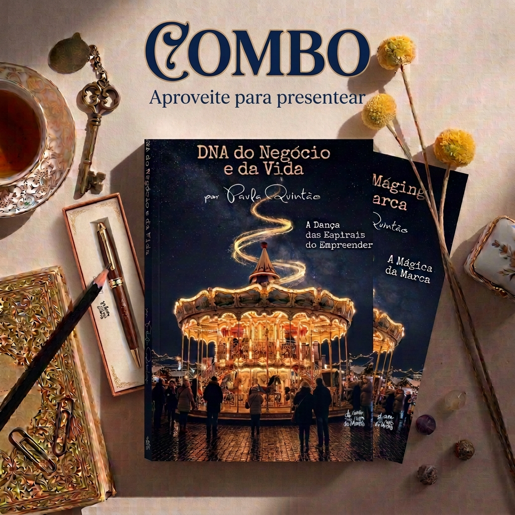 Combo com 3 livros DNA do Negócio e da Vida